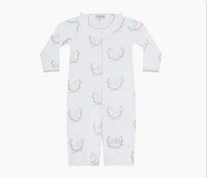 Pink Lamb Print Converter Gown
