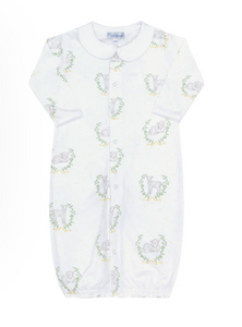 Yellow Lamb Print Converter Gown