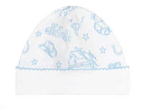 Blue Lone Star Toile Hat