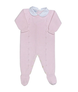Pink Footie With Baubles