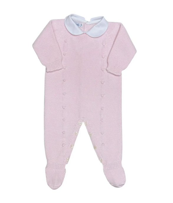 Pink Footie With Baubles