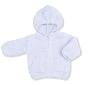 Chenille Hoodie Blue