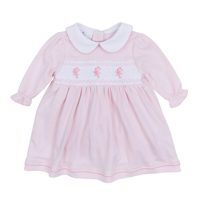 Sweet Peppermint Smocked Dress