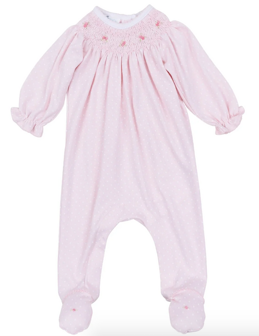 Mia's Classics Smocked Bishop Footie