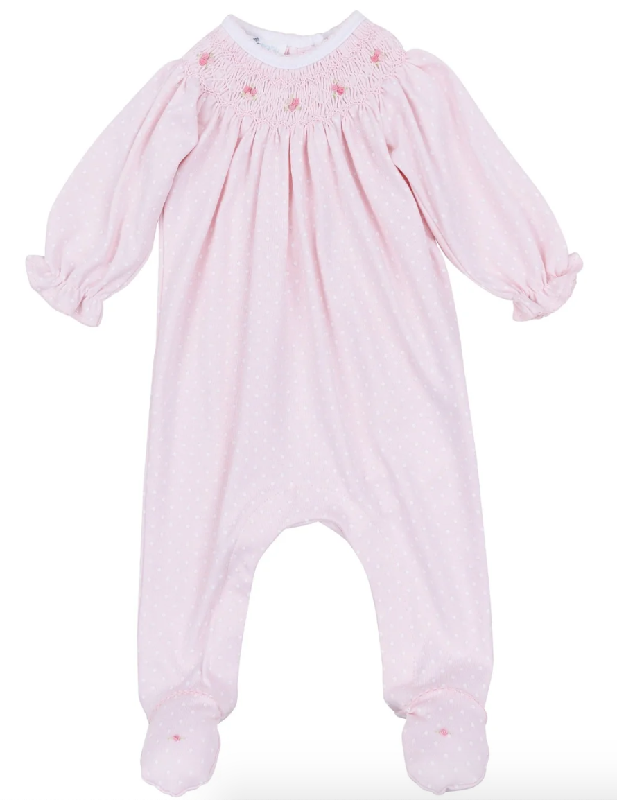 Mia's Classics Smocked Bishop Footie