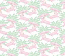 Rae Romper in Poolside Palms