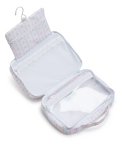 Bundle Up 2 Hanging Toiletry Bag in Ribbon Floral Pink