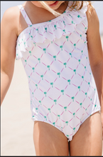 Palm Tree One Shoulder Swimsuit