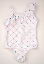 Palm Tree One Shoulder Swimsuit