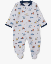 Construction Roadwork Zipper Footie