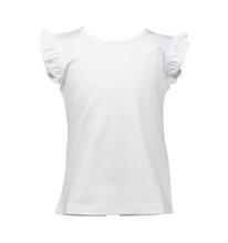 Flutter Short Sleeve White Shirt
