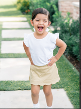 Flutter Short Sleeve White Shirt