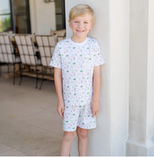 Charles Pajama Short Set in Golf Life