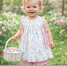 Floral Bloomer Set with Bunnies