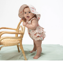 Flamingos Ruffle Sunsuit