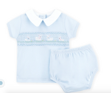 Bunny Love Classics Smocked Diaper Set