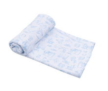 Wild West Toile Swaddle Blanket