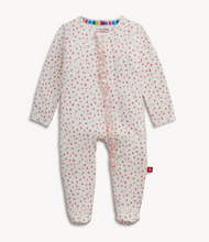 Apple Blossom Modal Ruffle Footie - Magnetic