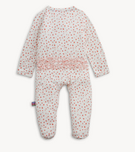 Apple Blossom Modal Ruffle Footie - Magnetic