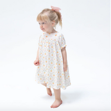 Pretty Pumpkin Trellis - Smocked Dress with Bloomers