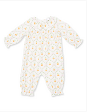 Pretty Pumpkin Trellis - Smocked Romper