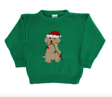 Crew Neck Christmas Sweater with Lab