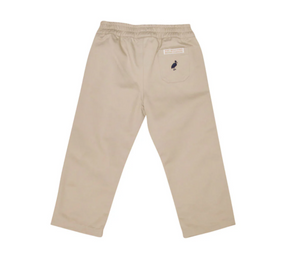 Sheffield Pants- Keeneland Khaki With Nantucket Navy Stork