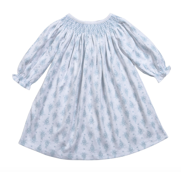 Lottie Pima Hand Smocked Bishop Dress