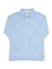 Prim and Proper Polo L/S in Barrington Blue