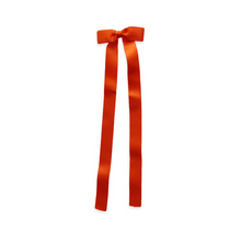 Grosgrain Long Tail Bow-Snap Clip 6.5 inches