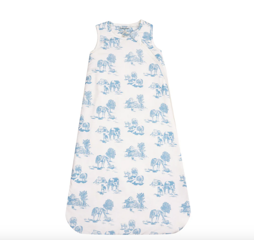 Blue Farm Toile Sleep Sack/Blanket