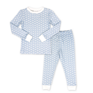 Sweet Pea PJ Set- My Dear, Blue