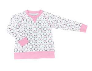 Sidney Sweatshirt & Legging Set | Pink Wreath Pima