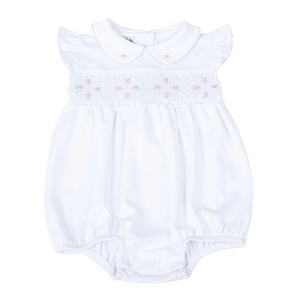 Charlotte's Classics Smocked Collared Flutters Bubble