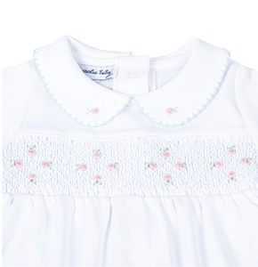 Charlotte's Classics Smocked Collared Footie