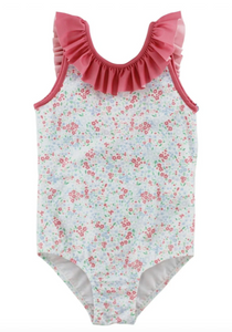 Girls Spandex Swim- Floral