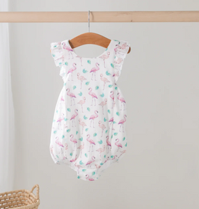Pink Paradise Muslin Sunsuit