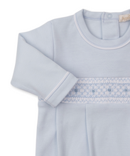 Light Blue Sack With Hand Smocking