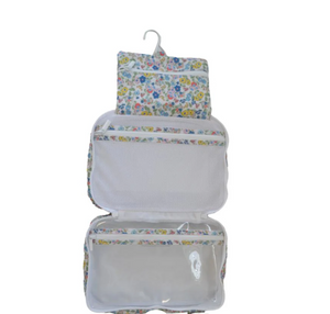 Hanging Toiletry Bag in Posies