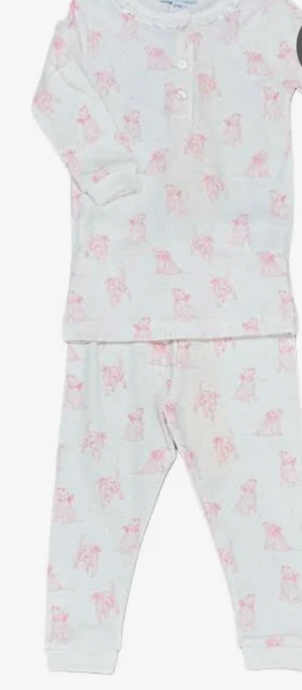 Pink Puppy Love Pajamas