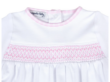 Smocked Footie - Pink