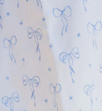 Peggie Peplum Legging Set - Blue Bows