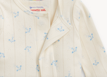 Airplane Pointelle Magnetic Footie