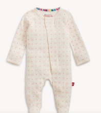 Heart & Bow Pointelle Magnetic Footie