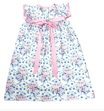 Blue Spring Floral Float Dress
