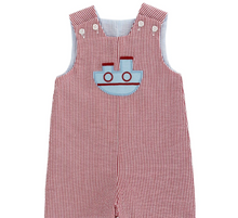 Reversible Jon Jon with Patriotic Pup Applique