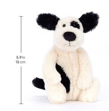Bashful Black and Cream Puppy"Rufferty" - Little