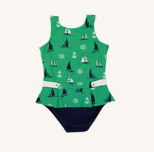 Bridgehampton Bathing Suit - Yacht to Join Us/Kiawah Kelly Green/Nantucket Navy