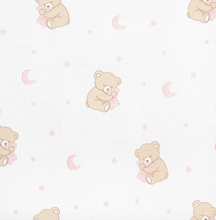 Paws in the Sky Zipper Footie - Pink