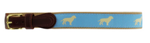 Buddy Belt in Golden Dog Light Blue